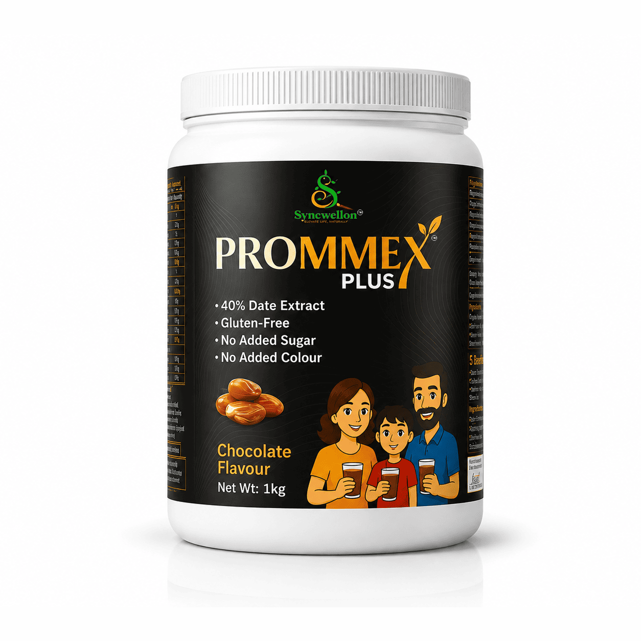 PROMMEX PLUS 1 KG – Natural Daily Nutrition Supplement | Chocolate Flavour